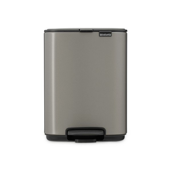 Coș de gunoi gri cu pedală din oțel 4 l Bo – Brabantia-image-4