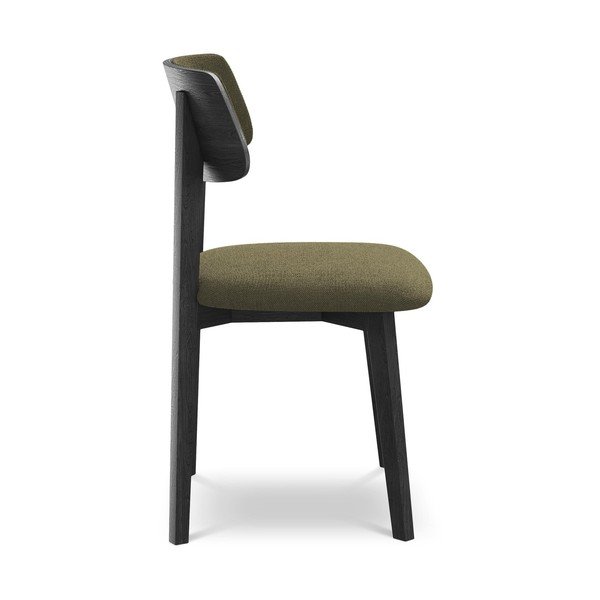 Scaun de dining verde din lemn masiv Niu – Makamii-image-2