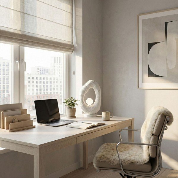 Veioză albă din metal (înălțime 50 cm) Lore – Opviq lights-image-2