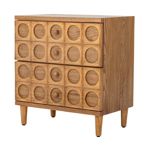 Comodă în culoare naturală cu aspect de lemn de brad 56x61x35 cm Vester – Bloomingville
