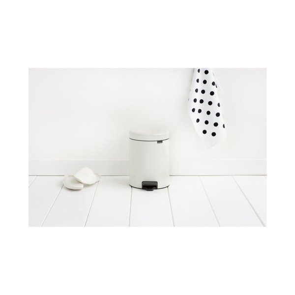 Coș de gunoi cu pedală Brabantia Newicon, 5 l, alb-image-4