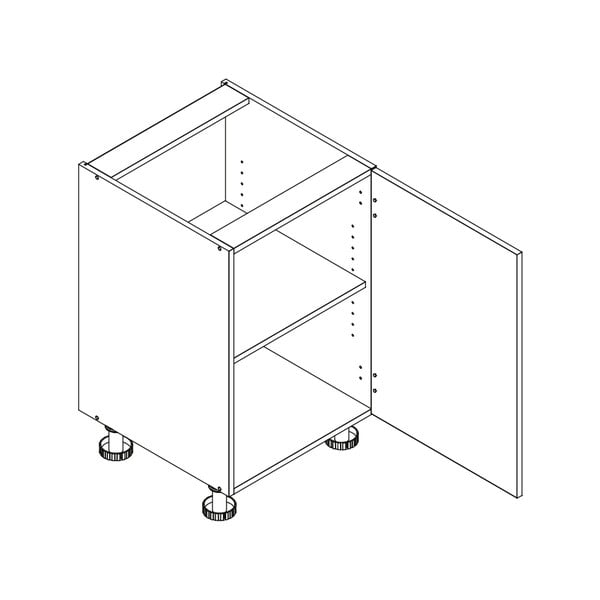 Dulap de bucătărie tip bază (lățime 60 cm) Aden – STOLKAR-image-2