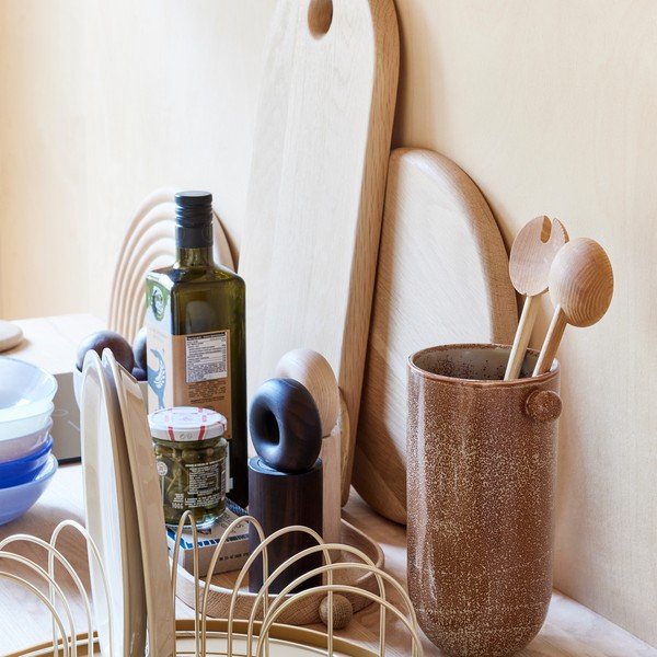 Recipient pentru sare și piper în culoare naturală din lemn Hoop – OYOY Living Design-image-2