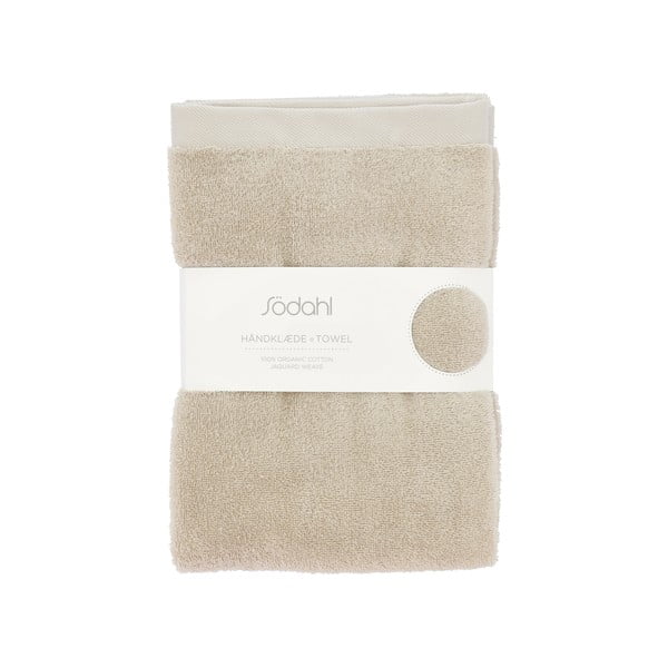 Prosop bej din bumbac din frotir 70x140 cm Comfort – Södahl-image-3