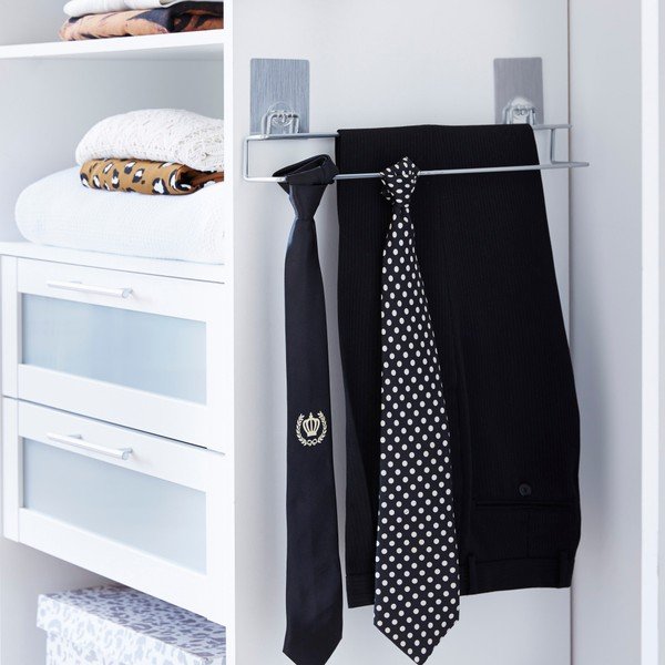 Suport din oțel pentru pantaloni și cravate Compactor Magic-image-1