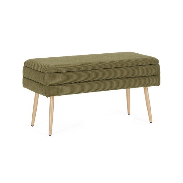 Bancă verde capitonată Olga – Bizzotto-image-2