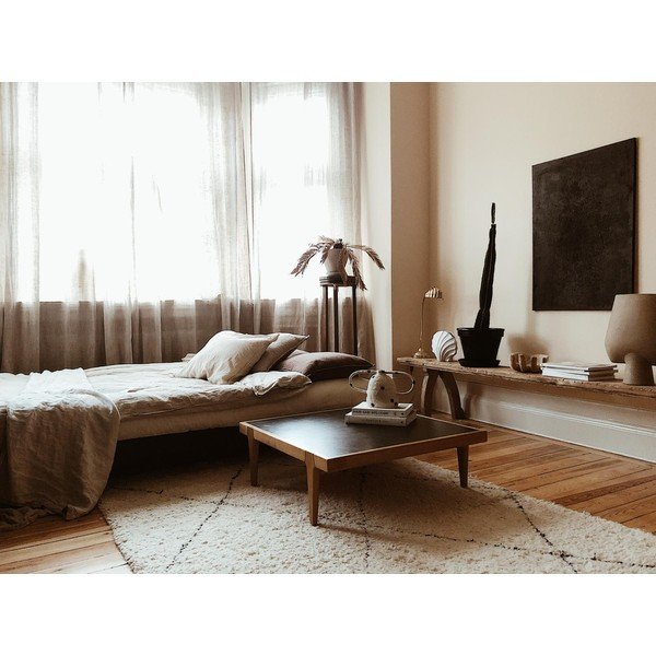 Canapea variabilă Karup Design Fresh Natural/Bordeaux-image-1