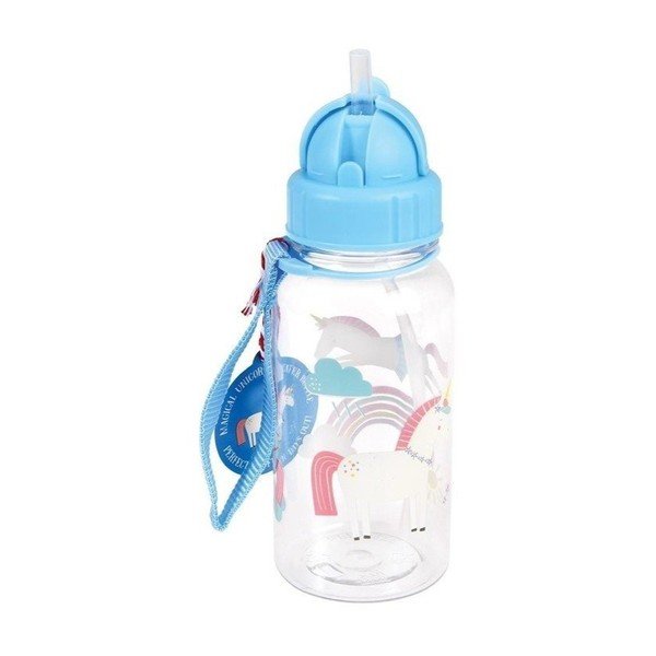 Sticlă pentru copii albastră din tritan 500 ml Magical Unicorn – Rex London-image-2