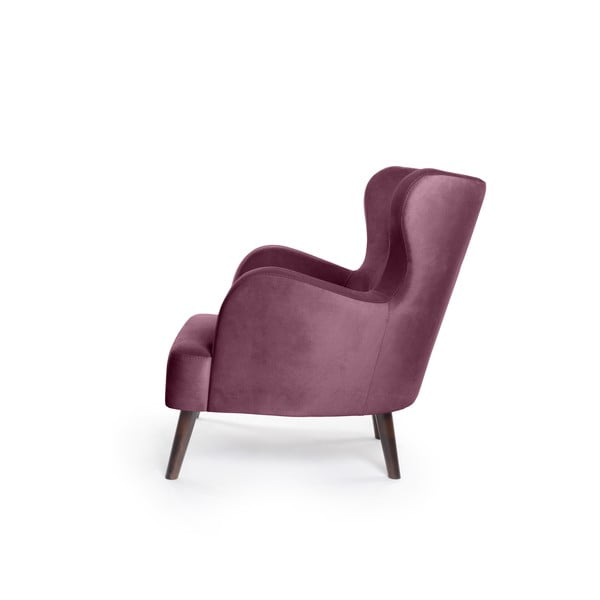 Fotoliu mov wing cu tapițerie din catifea Noemye – Bonami Selection-image-3