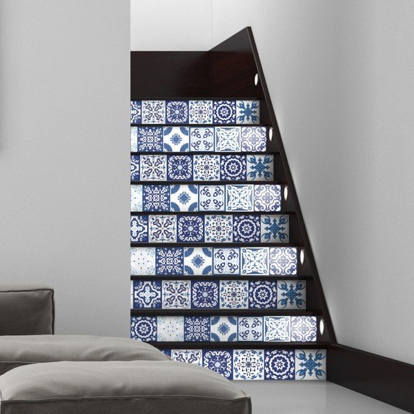 Set 2 autocolante pentru scări Ambiance Fedora, 15 x 105 cm-image-1