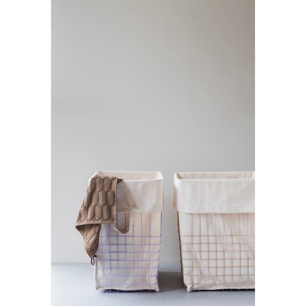 Coș de rufe mov din metal/din material textil 64 l Store-It – Mette Ditmer Denmark-image-1