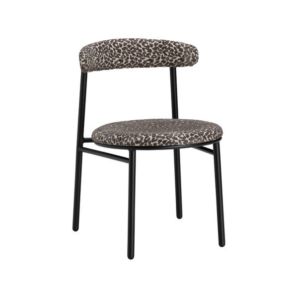 Scaune de dining gri 2 buc. din metal Leo – Ellos Home
