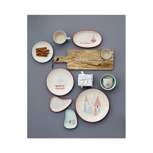 Set cană și farfurie din gresie ceramică Bloomingville Lucia-image-1