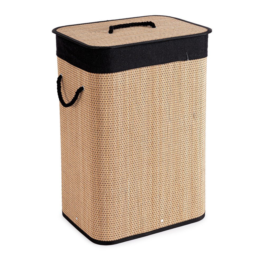 Coș de rufe în culoare naturală din bambus Sintia – Yes Everyday