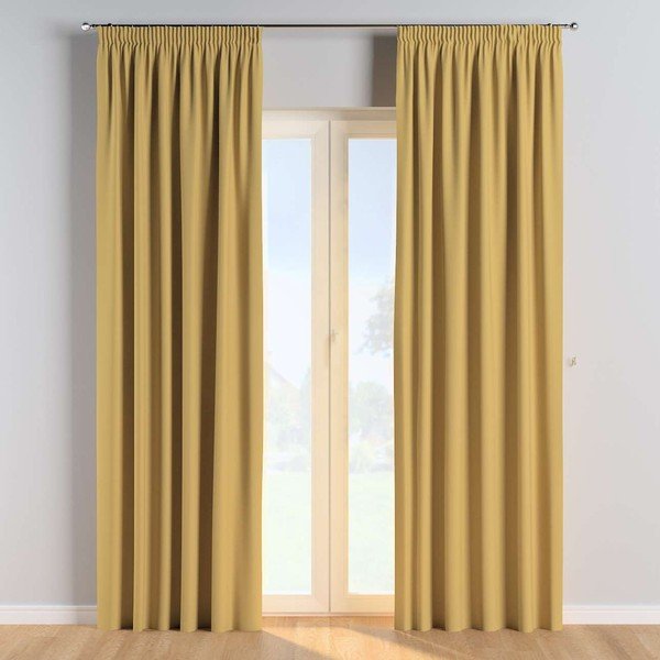Draperie galbenă 260x130 cm Cotton Story - Yellow Tipi-image-1