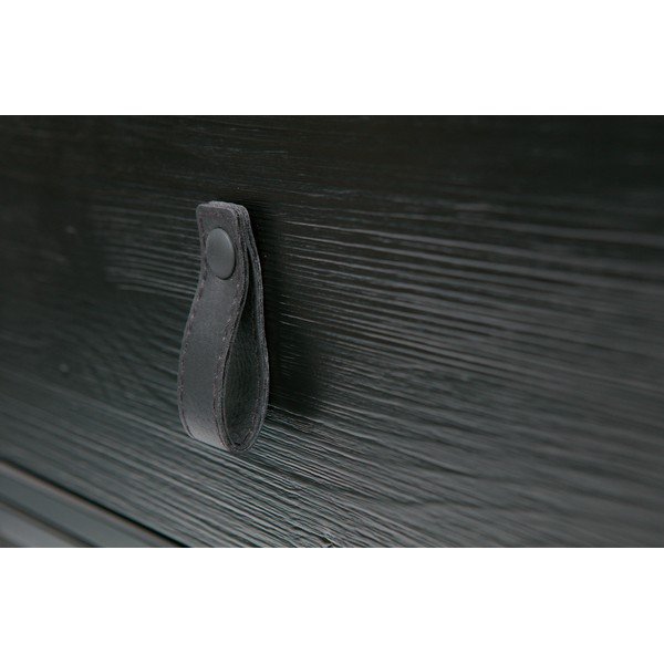 Noptieră cu sertar WOOOD Zola, negru-image-1