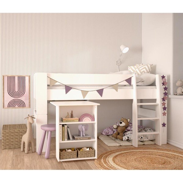 Birou de copii din lemn masiv de pin 92.5x56 cm Memphis - Tvilum-image-1