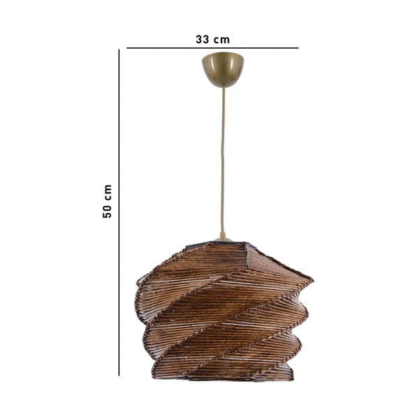 Lustră maro deschis ø 32 cm Ruche – Opviq lights-image-4