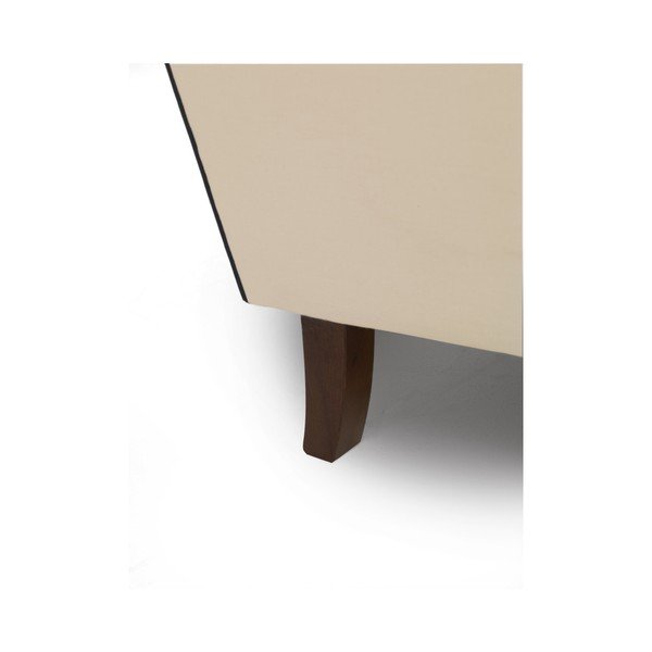 Canapea Max Winzer Passion, crem cu detalii bleumarin, 210 cm-image-1