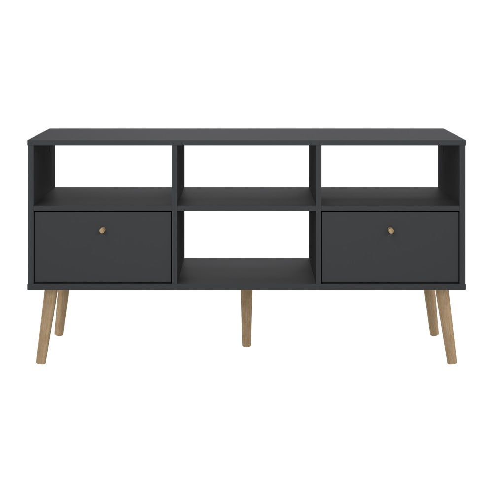 Comodă TV gri antracit 117x61 cm Bodo – Tvilum