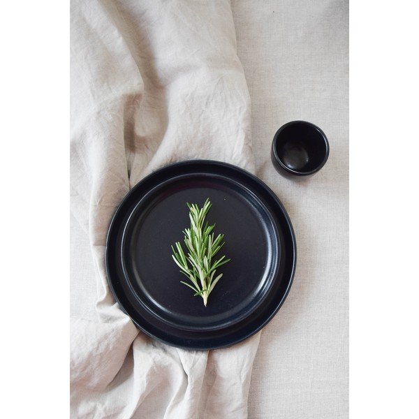 Ceașcă din gresie ÅOOMI Luna, 80 ml, negru-image-4