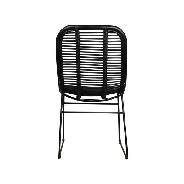 Scaun din ratan HSM collection, negru-image-1