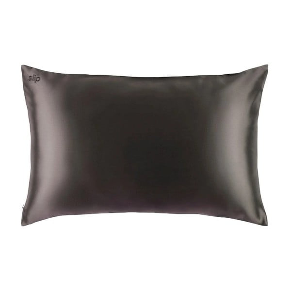 Față de pernă din mătase 51x76 cm Charcoal – slip