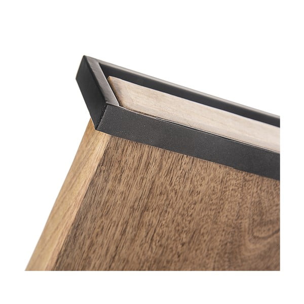 Tavă de servit de servire din lemn 22x31 cm Mango – Orion-image-3