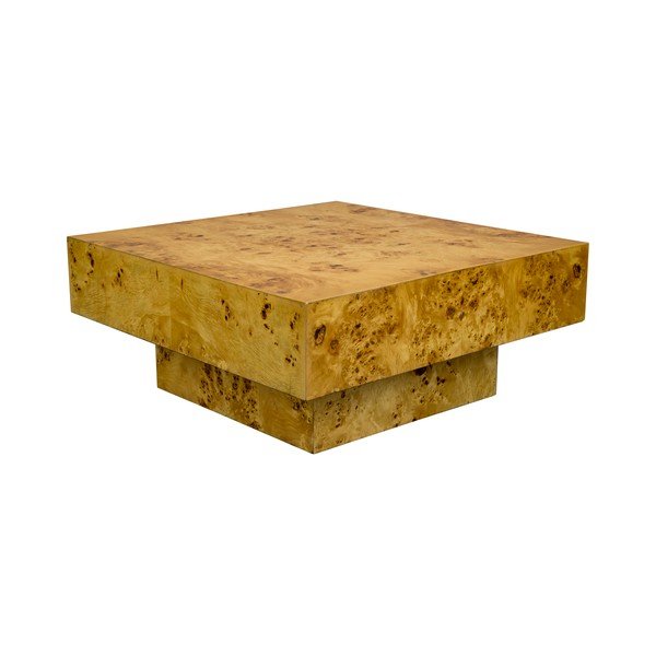 Măsuță de cafea în culoare naturală cu aspect de lemn de nuc 90x90 cm Quinn – Dutchbone-image-2