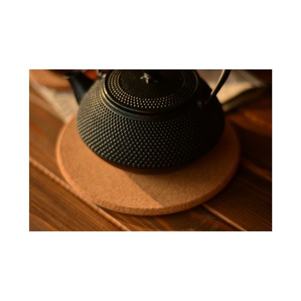 Suport din plută pentru vase fierbinți Bambum Kirmit, ⌀ 19 cm-image-2