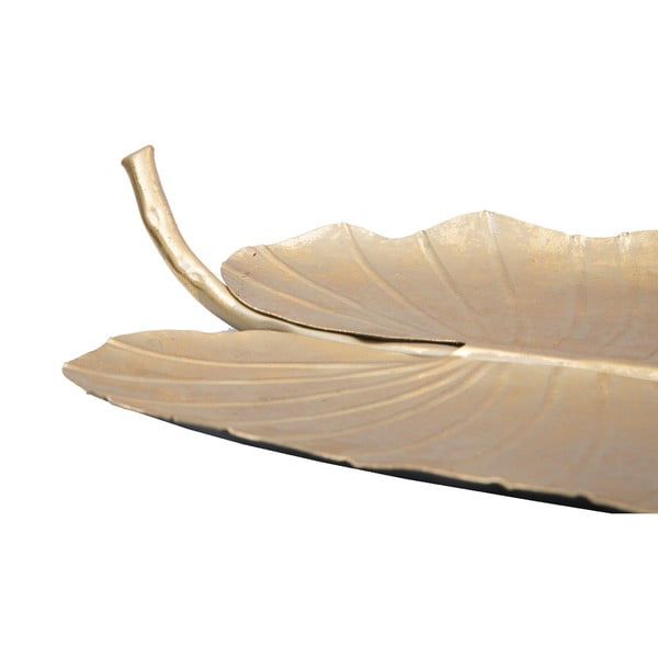 Decorațiune Mauro Ferretti Leaf, 35,5 x 23 cm, auriu-image-4