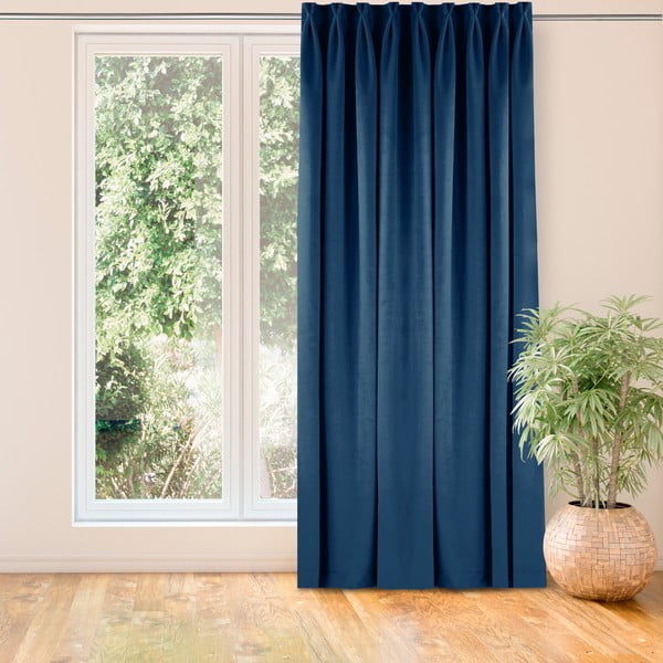 Draperie albastru-închis 265x270 cm Vila – Homede-image-1