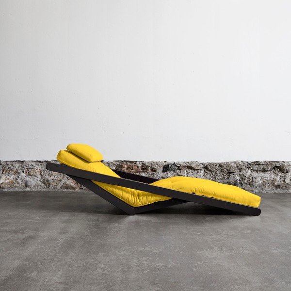 Șezlong extensibil Karup Figo Wenge/Amarillo-image-2