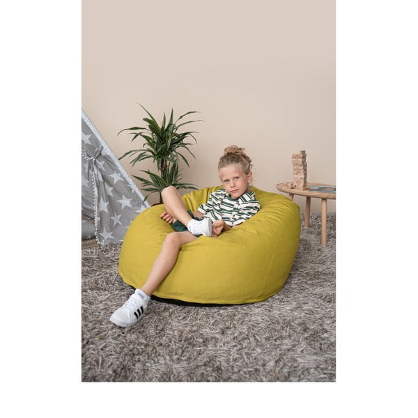 Fotoliu puf pentru copii portocaliu Om 85 – SLOWDOWN-image-1