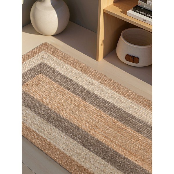 Covor tip traversă reversibil/țesut manual din iută 80x200 cm Juno – Hanse Home-image-3