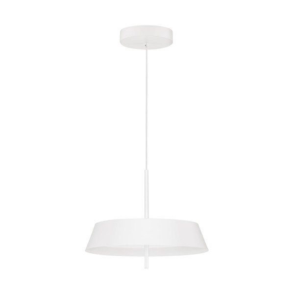 Lustră albă LED cu intensitate reglabilă din aluminiu ø 45 cm Velio – Nova Luce