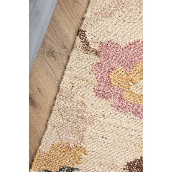 Covor crem țesut manual din iută 200x300 cm Roya Violette – Elle Decoration-image-4