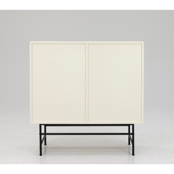 Comodă înaltă albă 107x107 cm Cocktail - Tenzo-image-1