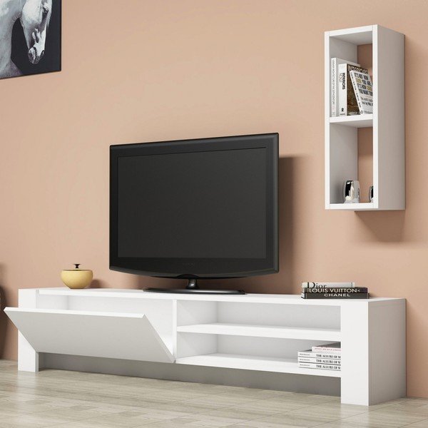 Comodă TV Naz, alb-image-3