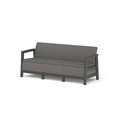 Canapea de grădină gri Scandi Linea – Keter