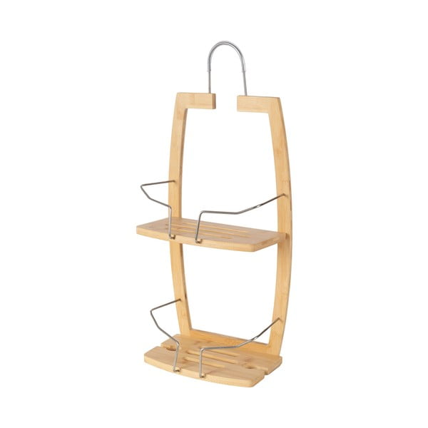 Raft pentru baie în culoare naturală suspendat din bambus – Compactor