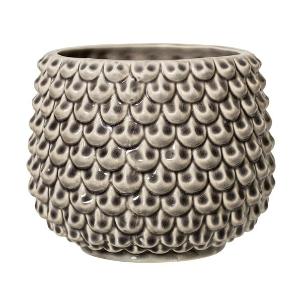 Ghiveci din ceramică Bloomingville Sansiveria, gri