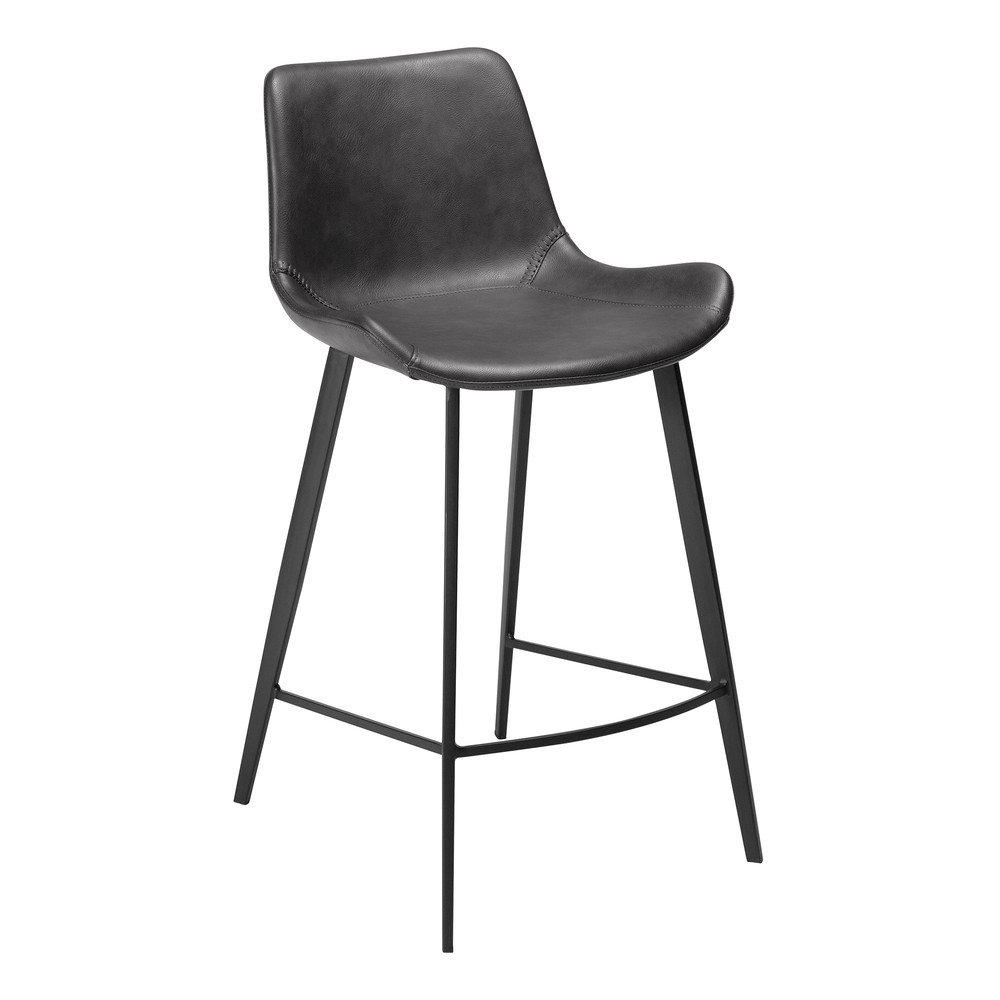 Scaun de bar gri (înălțime șezut 65 cm) Hype – DAN-FORM Denmark