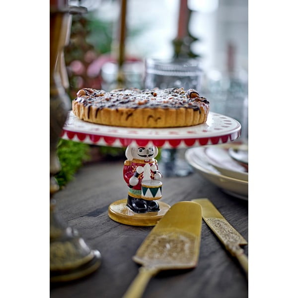 Platou etajat din gresie  cu model de Crăciun Jolly – Bloomingville-image-1