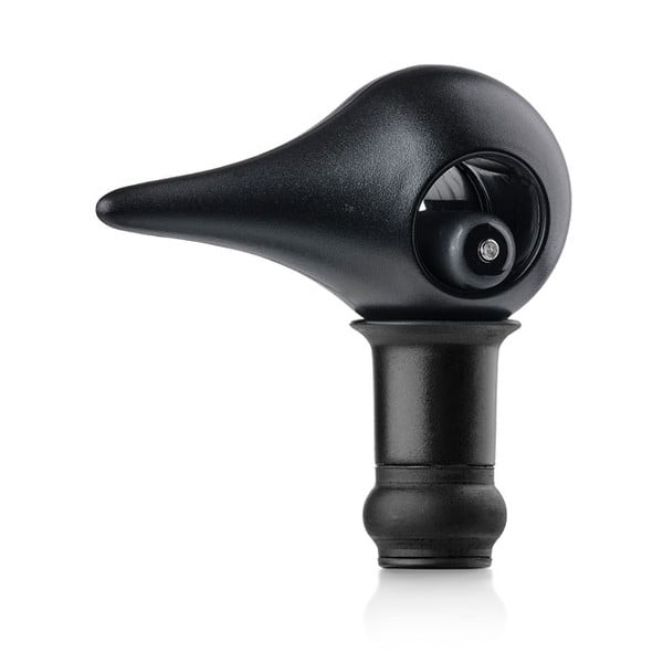 Dop din silicon pentru sticle de vin Zone Rocks, negru-image-3