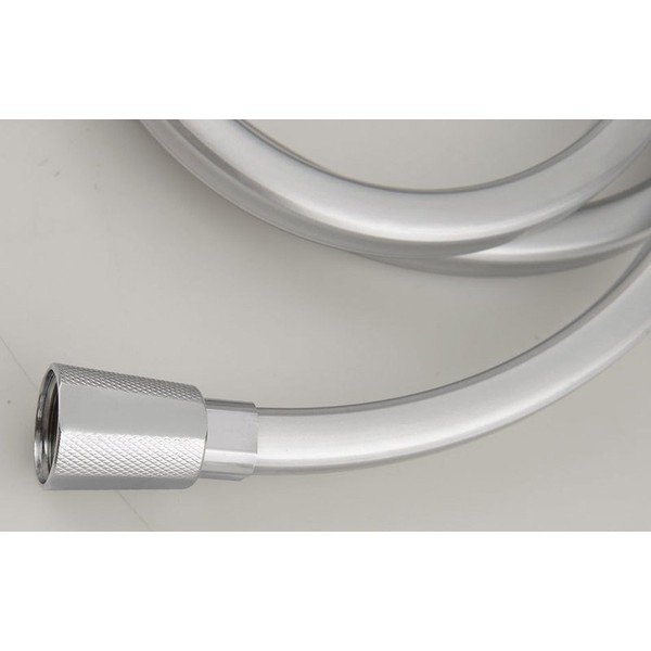 Furtun de duș argintiu din plastic Quadroflex – Sapho-image-1