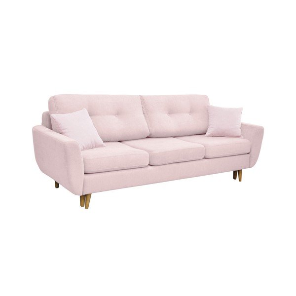 Canapea extensibilă Mazzini Sofas Rose, roz-image-3