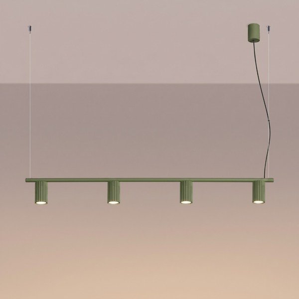 Lustră verde din aluminiu Gleam – Sollux-image-4