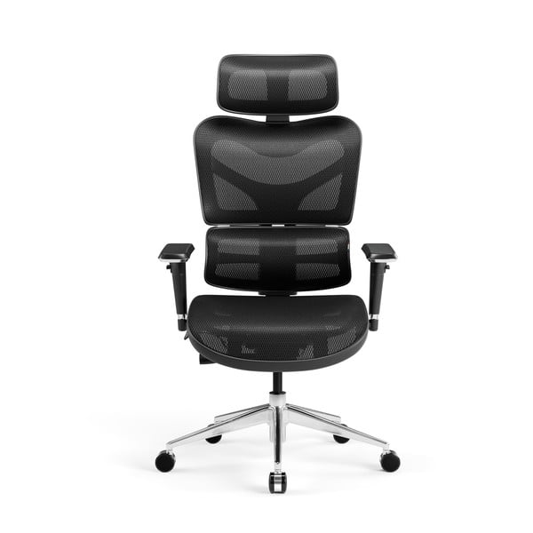 Scaun de birou negru V-Commander – Diablo Chairs-image-2