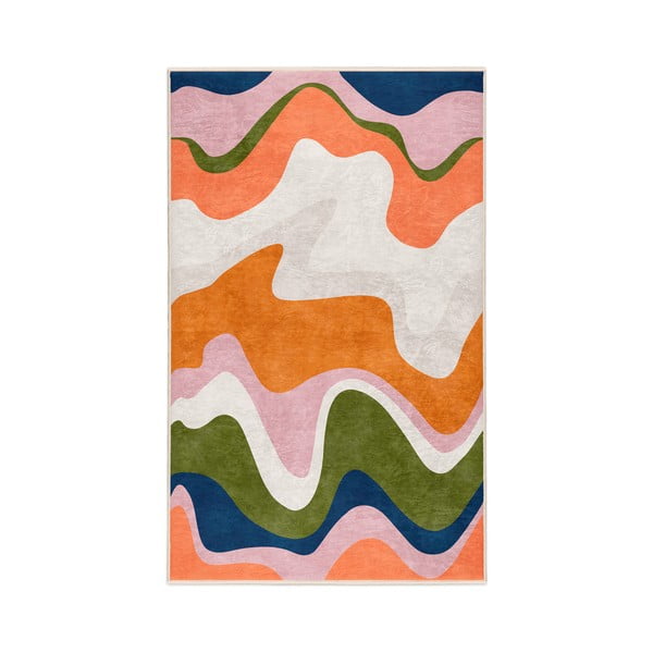 Covor portocaliu lavabil 160x230 cm Squiggly Orange – Mila Home